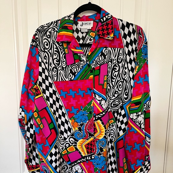Joyce Multi Pattern Long Sleeve Shirt - Picture 1 of 3